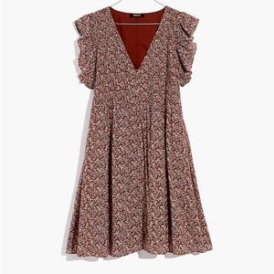 Madewell Pintuck Mini Dress